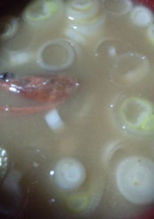簡単！甘エビの味噌汁☆-レシピのメイン写真