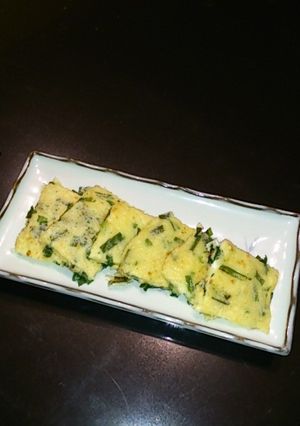 分量簡単☆にらだけでつくるチヂミ☆-レシピのメイン写真