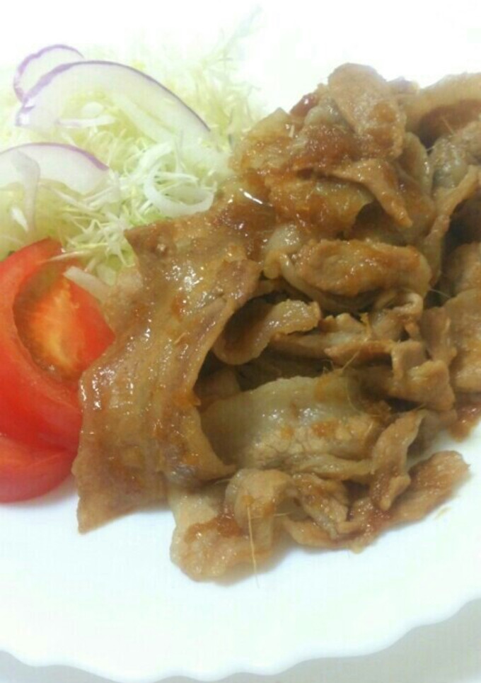 簡単で美味しい♪豚ばら肉のしょうが焼き-レシピのメイン写真
