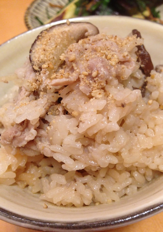 豚肉と椎茸の炊き込みご飯-レシピのメイン写真