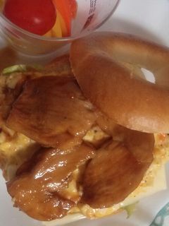 ランチに最適!照り焼きチキンサンド-レシピのメイン写真