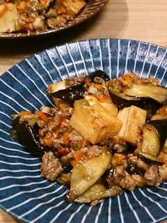 厚揚げ入りでボリュームUP!麻婆茄子-レシピのメイン写真