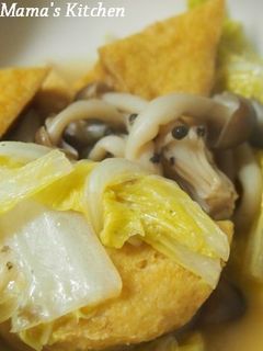 がんも/厚揚げと白菜・しめじのさっと煮-レシピのメイン写真