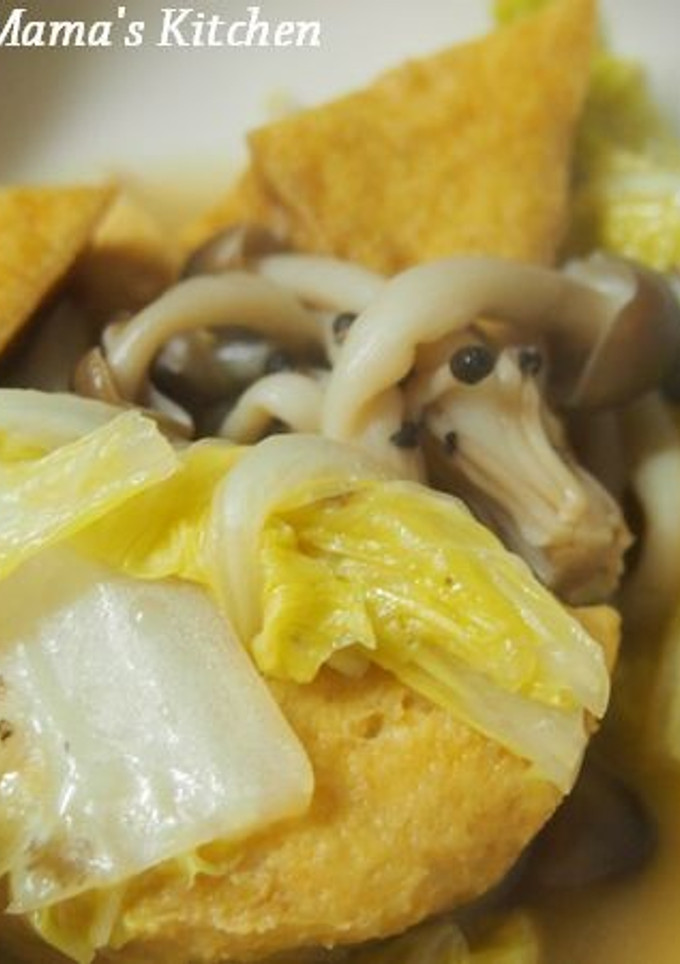 がんも/厚揚げと白菜・しめじのさっと煮-レシピのメイン写真