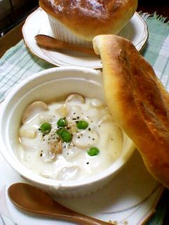 壷焼き・きのこのクリーム煮『グリビー』-レシピのメイン写真