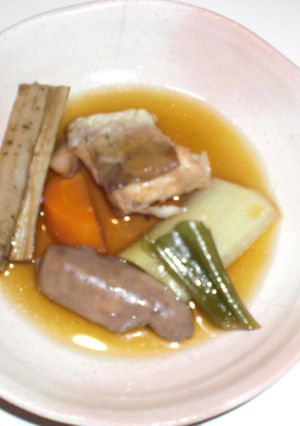 圧力鍋の鱧と野菜の煮込み-レシピのメイン写真