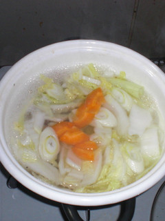 鱧と飛魚による出汁の白菜なべ-レシピのメイン写真