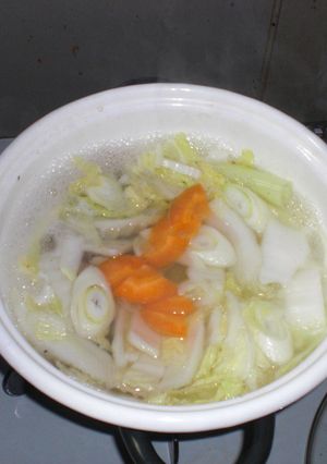 鱧と飛魚による出汁の白菜なべ-レシピのメイン写真