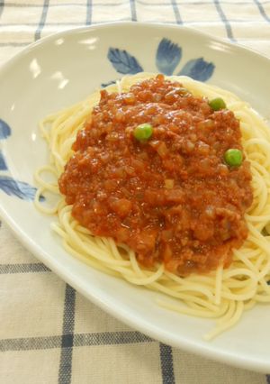 スパゲティミートソース-レシピのメイン写真