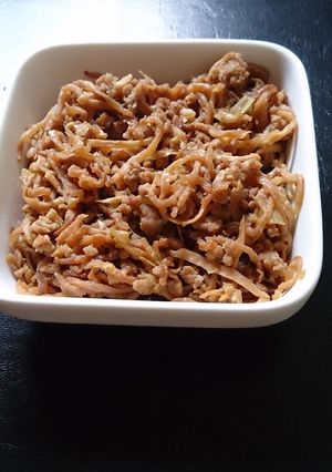切り干し大根のひき肉炒め-レシピのメイン写真