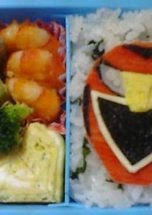 キャラ弁♪ヒーロー-レシピのメイン写真