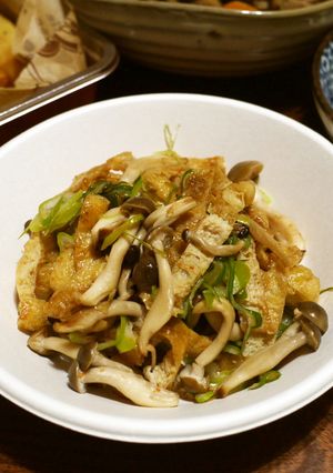 しめじと油揚げの甘辛炒り-レシピのメイン写真