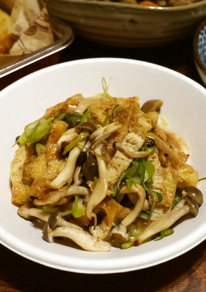 しめじと油揚げの甘辛炒り-レシピのメイン写真