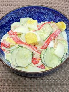 ♪ゆで卵とかにかまの簡単サラダ♪-レシピのメイン写真