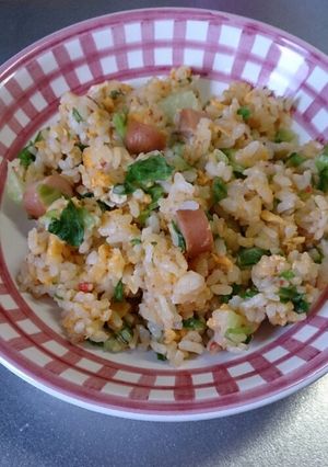 ☆手抜き!?炒飯の素で簡単レタス炒飯☆-レシピのメイン写真