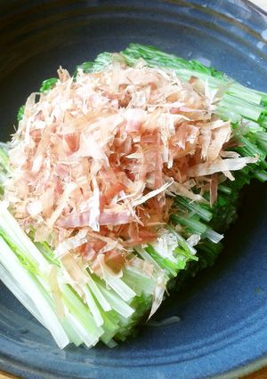 ♡レンジで簡単・水菜のおひたし♡-レシピのメイン写真