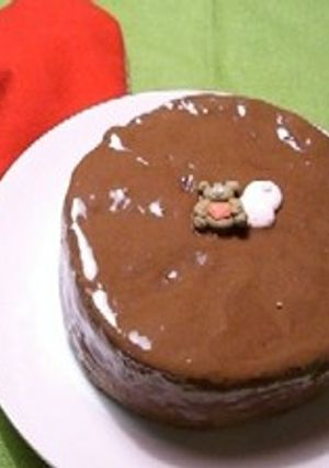 バームクーヘン風チョコレートケーキ-レシピのメイン写真