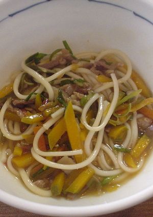 ラム肉deあんかけうどん-レシピのメイン写真