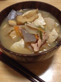 野菜、味噌汁好きの豚汁-レシピのメイン写真