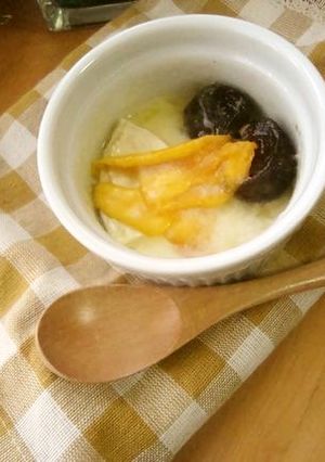 ドライフルーツのココットカマン-レシピのメイン写真