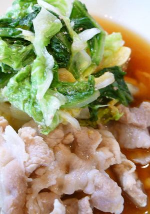 優しい味♪白菜と豚肉のサッと煮✿-レシピのメイン写真