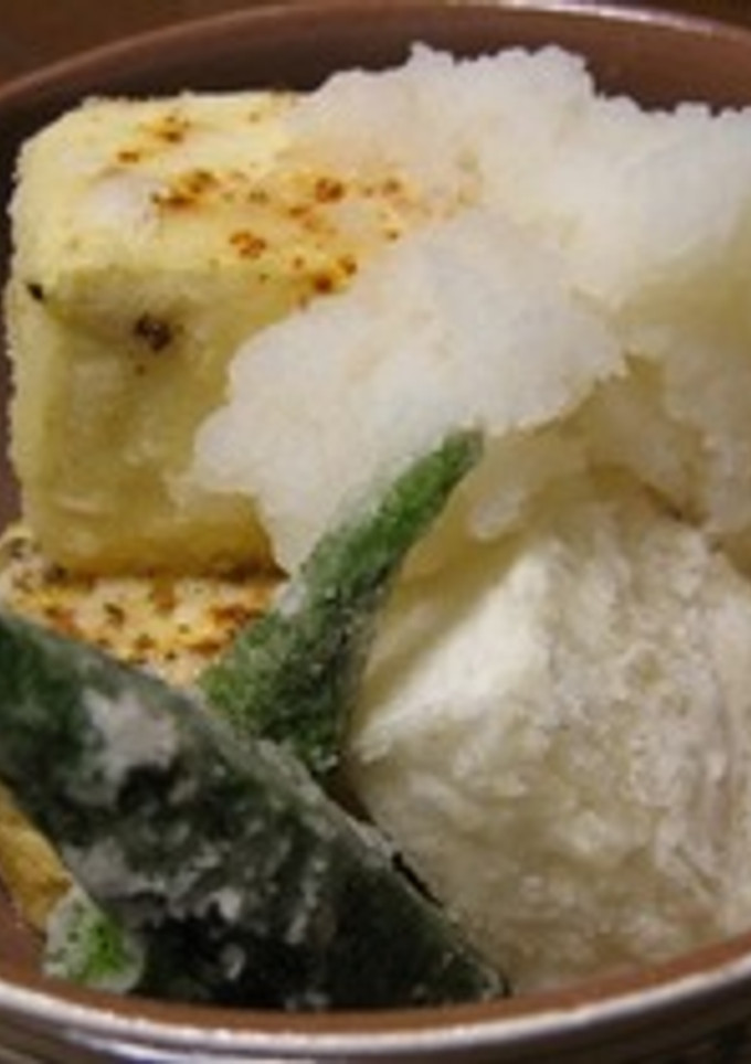 ピリ辛！揚げだし豆腐と揚げだしおもち-レシピのメイン写真