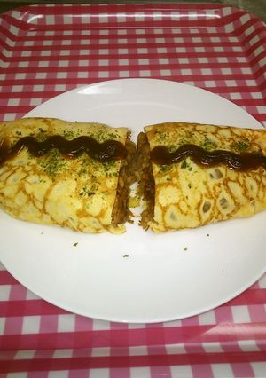 親子オムそば飯-レシピのメイン写真