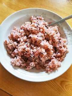 鶏ガラ素でコク旨!香ばし梅ひじき炒飯♪-レシピのメイン写真