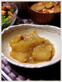 かもうりとツナのカレー味煮込み-レシピのメイン写真