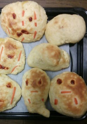 オバケパン-レシピのメイン写真