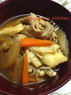 冬の定番♡簡単♬手作りすいとんトン汁-レシピのメイン写真