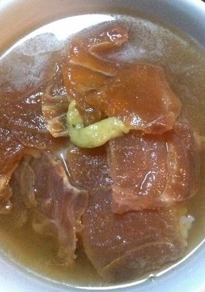 大人の楽しみ♪どこにも負けない鯛茶漬!-レシピのメイン写真