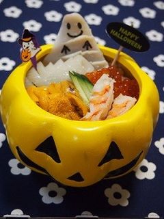 ハロウィン★海鮮五目ちらし寿司-レシピのメイン写真