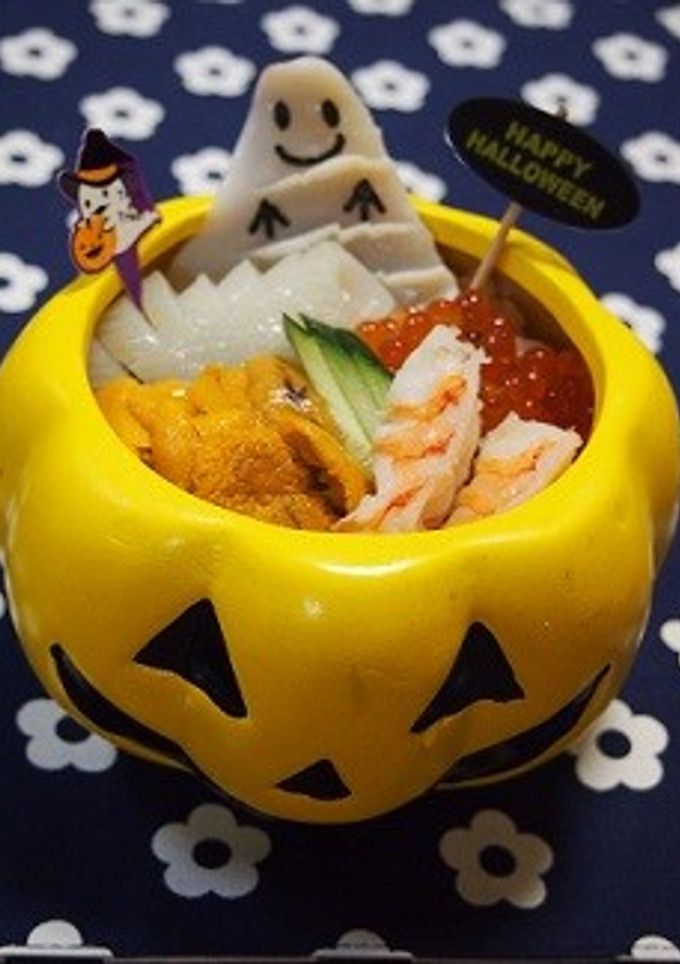 ハロウィン★海鮮五目ちらし寿司-レシピのメイン写真