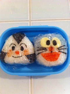 キャラ弁ドラえもん おむすびマンおにぎり-レシピのメイン写真