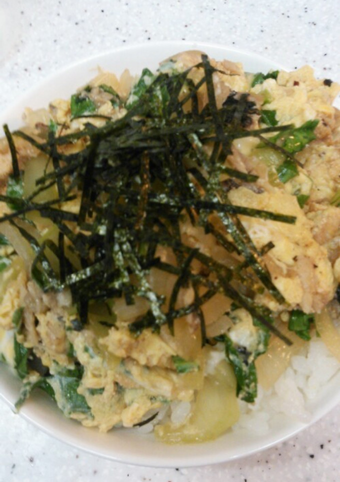 かれいの煮付け卵とじ丼-レシピのメイン写真