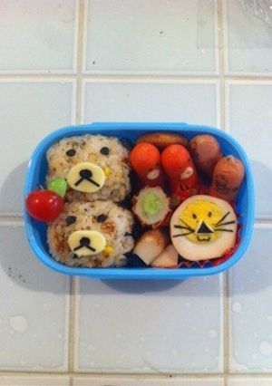 クマさんキャラ弁-レシピのメイン写真