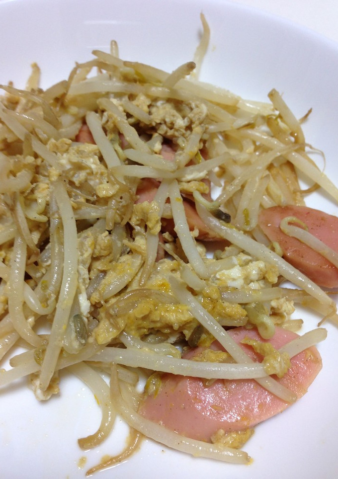 もやしと魚肉ソーセージの玉子炒め-レシピのメイン写真