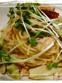 四方竹とツナdeパスタ-レシピのメイン写真