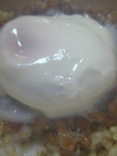 レンジで簡単♫♬温玉納豆丼-レシピのメイン写真