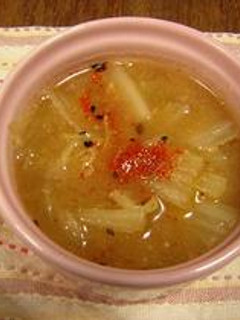白菜の味噌汁-レシピのメイン写真