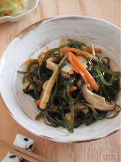 切り昆布と油揚げの炒め煮-レシピのメイン写真