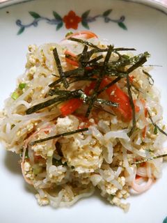 しらたきの簡単白和え-レシピのメイン写真