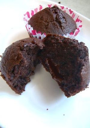 クイック＊チョコｉｎカップケーキ-レシピのメイン写真