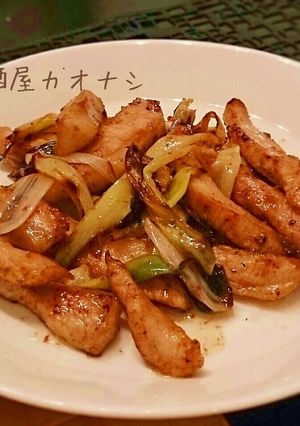 豚トロの柚子胡椒炒め-レシピのメイン写真