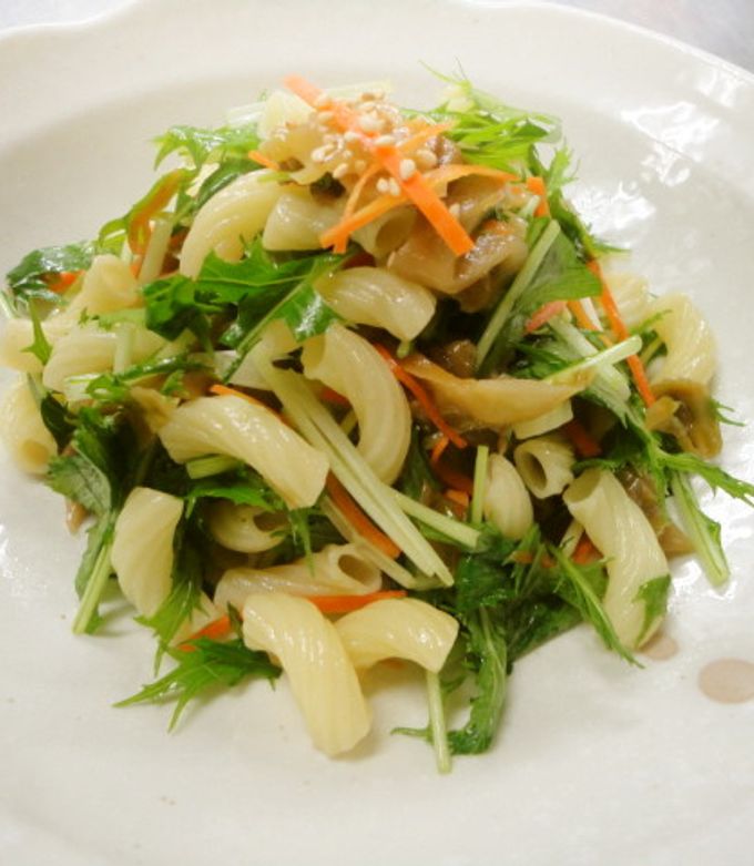 搾菜入りマカロニサラダ by 料理人TK 【クックパッド】 簡単おいしい