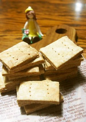 チーズケーキのボトムに☆全粒粉ビスケット-レシピのメイン写真