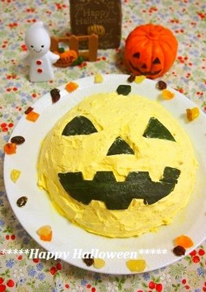 簡単！かぼちゃムースのドームケーキ-レシピのメイン写真