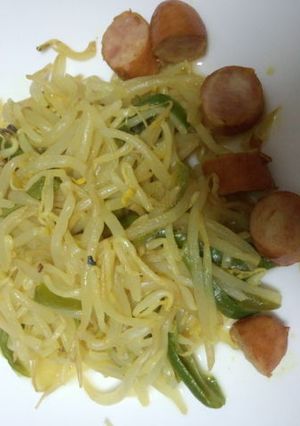 和風カレーもやし炒め-レシピのメイン写真