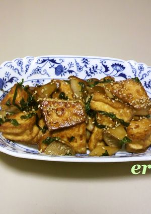 厚揚げのバター炒め-レシピのメイン写真